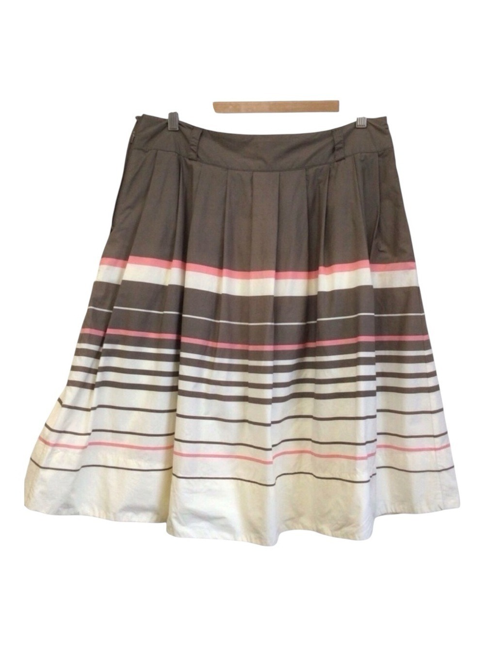 H&m skirt 100% cotton A-line circle Vintage western Mod style Barbiecore size 14